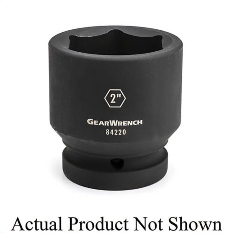 Gearwrench 84223 Socket, 1 in Hex Drive, 2-3/16 in Standard Socket, 6 Points