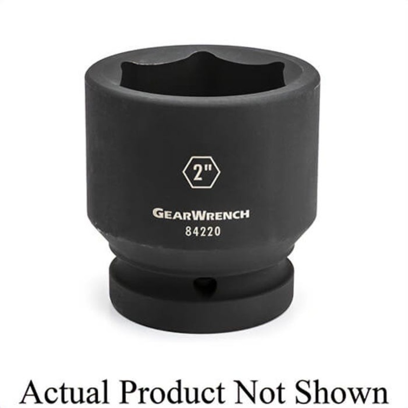 Gearwrench 84224 Socket, 1 in Hex Drive, 2-1/4 in Standard Socket, 6 Points