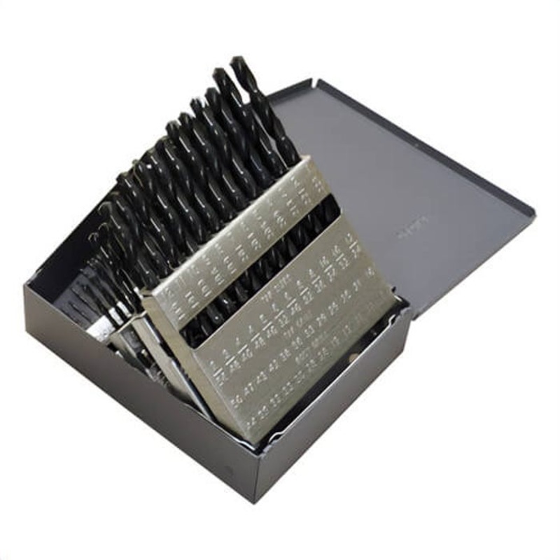 Greenfield Industries 57716 Chicago-Latrobe 150 Jobber L Drill Set, #60 Minimum Drill Bit, #1 Max Drill Bit