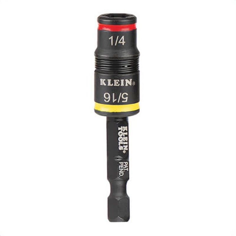 Klein 32931 Impact Rated Flip Socket Set 3-in-1, Steel Alloy, 2 pc