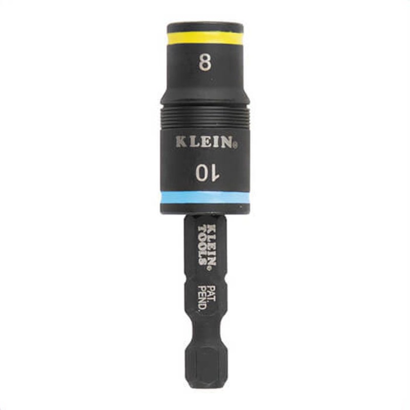 Klein 32931M Impact Rated Flip Socket Set 2-in-1, Metric, Steel Alloy, 2 pc