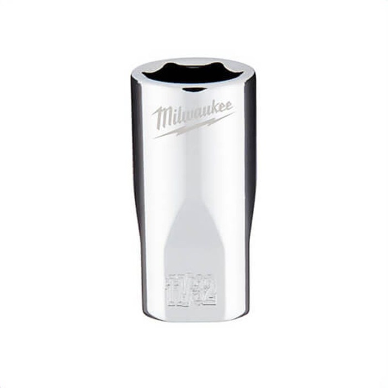 Milwaukee 45-34-9006 Standard Socket, 1/4 in, 11/32 in, 6 Points, Polished Chrome