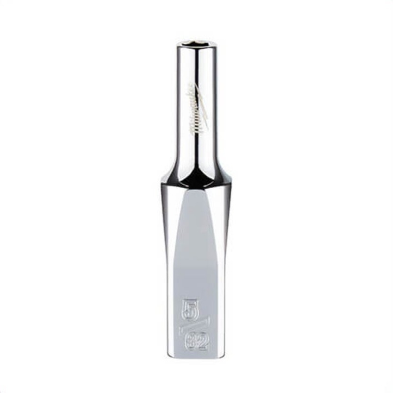 Milwaukee 45-34-9011 Deep Socket, 1/4 in, 5/32 in, 6 Points, Polished Chrome