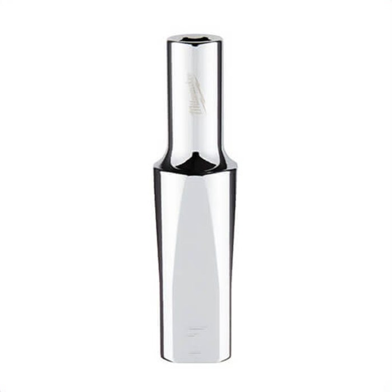 Milwaukee 45-34-9091 Deep Socket, 3/8 in, 7 mm, 6 Points, Polished Chrome