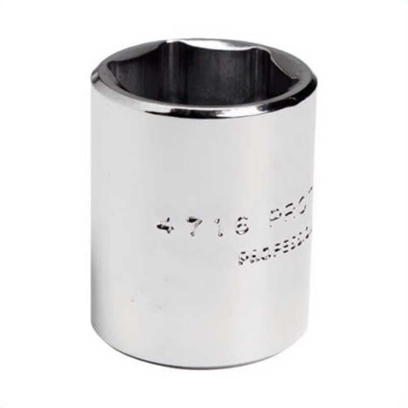 Proto J4704 TorquePlus Standard Length Socket, Imperial, 1/4 in Square Drive, 1/8 in