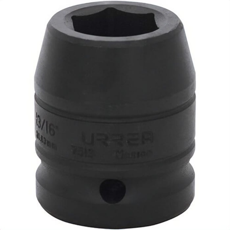 Urrea 7418H Impact Socket, 1/2 in Drive, 6-Point, 9/16 in