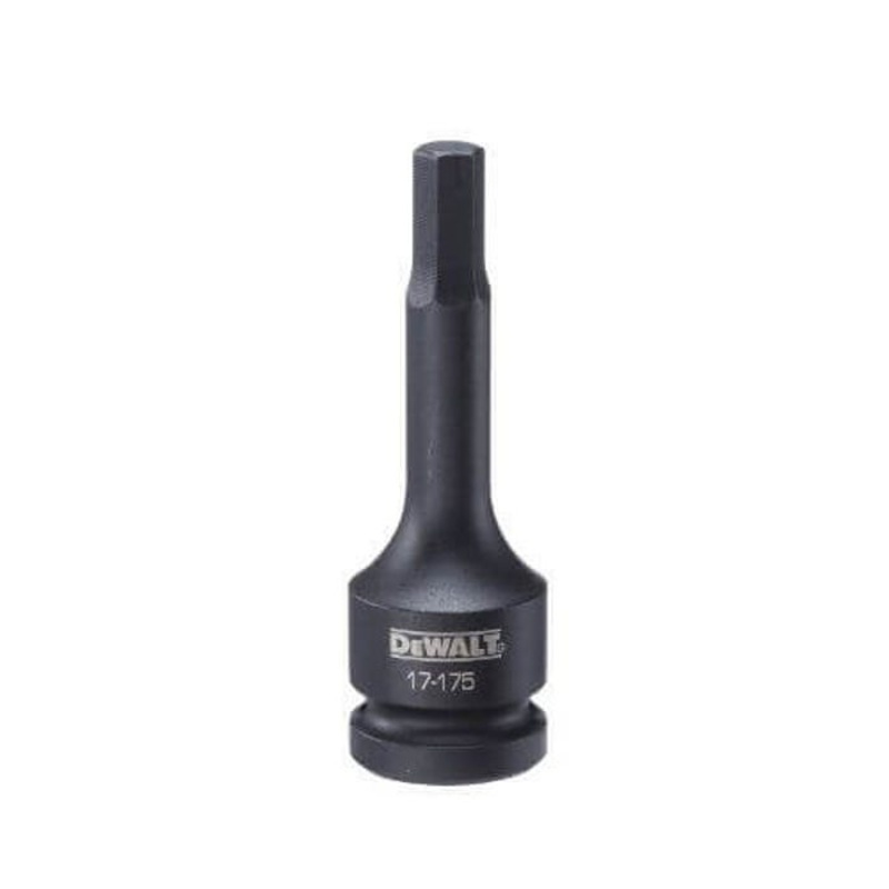DeWALT DWMT17175B Hex Bit Impact Socket, 1/2 in Hex Drive, 5/16 in, 9/16 in L Bit, ASME B107.110