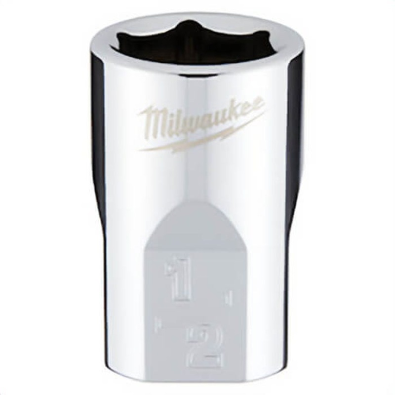Milwaukee 45-34-9064 Socket, 3/8 in, 1/2 in Standard Socket, 6 Points