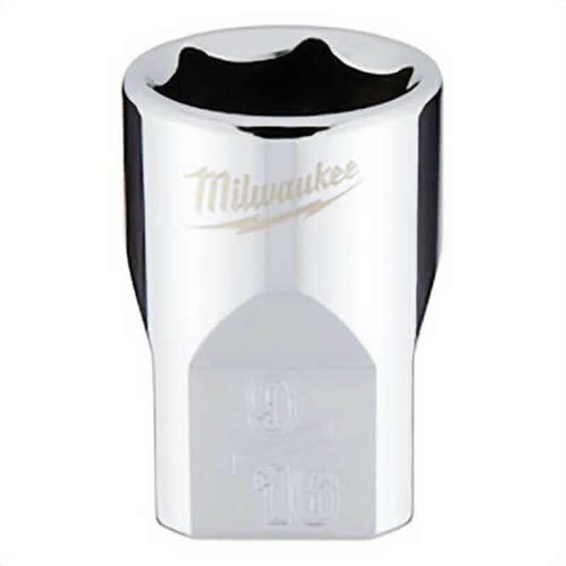 Milwaukee 45-34-9065 Socket, 3/8 in, 9/16 in Standard Socket, 6 Points