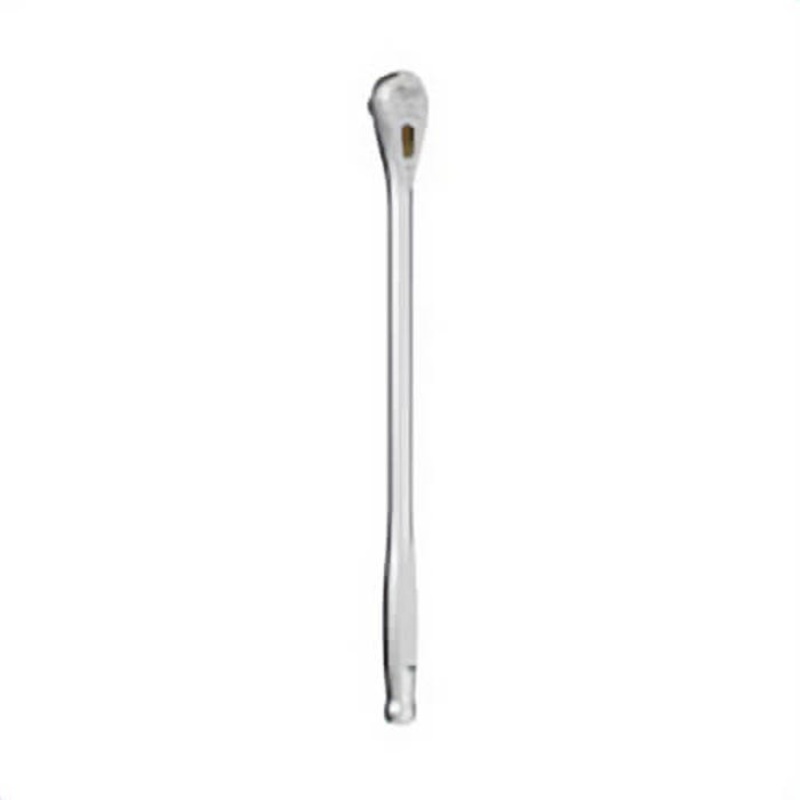Milwaukee 48-22-9050 Slim Profile Ratchet, 1/2 in Drive, 18 in OAL, Steel, Polished Chrome
