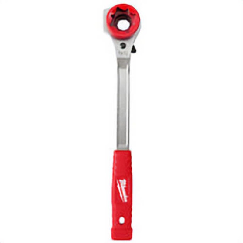 Milwaukee 48-22-9213 High Leverage Ratcheting Wrench, 3/4 in, 1 in, 1-1/8 in Drive, 13-1/2 in OAL, Steel