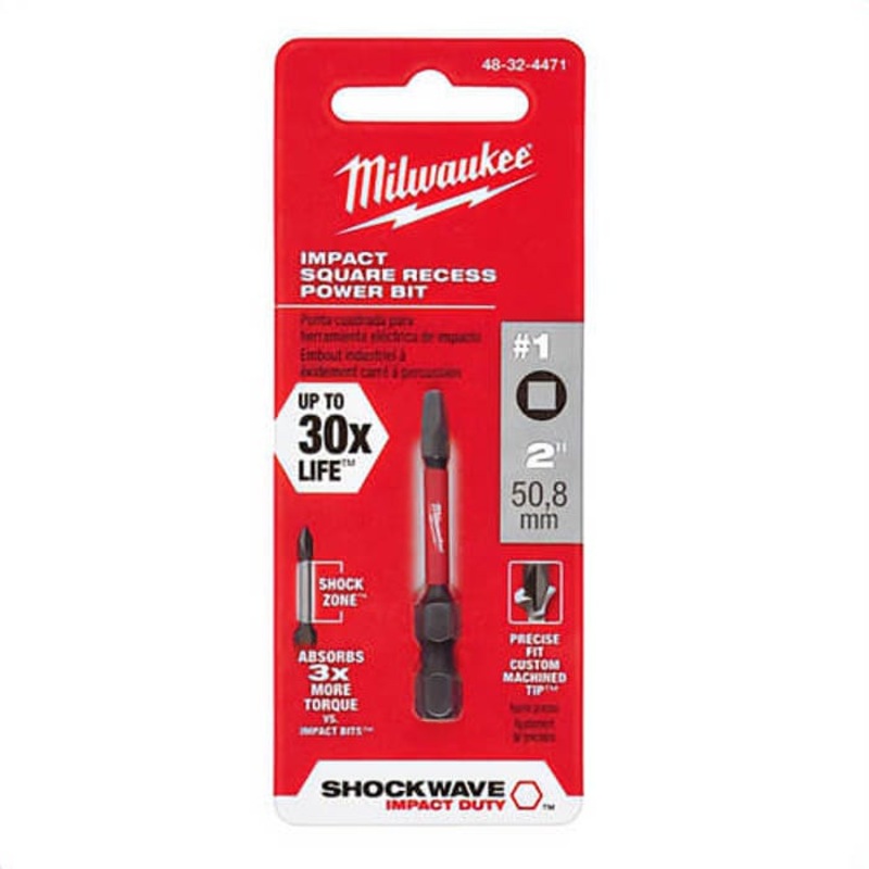 Milwaukee Shockwave 49-66-5132 Lineman's J-Hook Socket, 1/2 in Square Drive