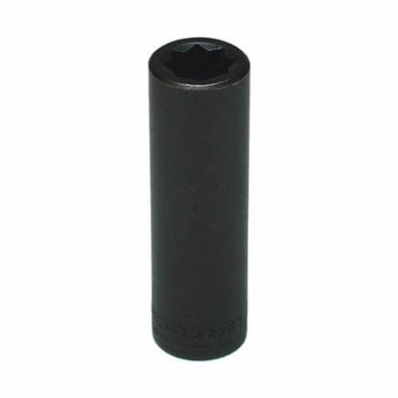Wright 4796 Deep Length Shape III Socket, 1/2 in Double Square Drive, 1-1/8 in, 8 Points