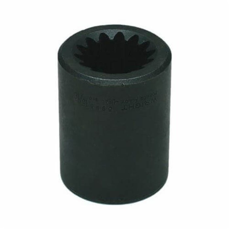 Wright 5993 Shape IV Socket, Imperial, #5 Square x Spline Drive, 13/16 in Socket