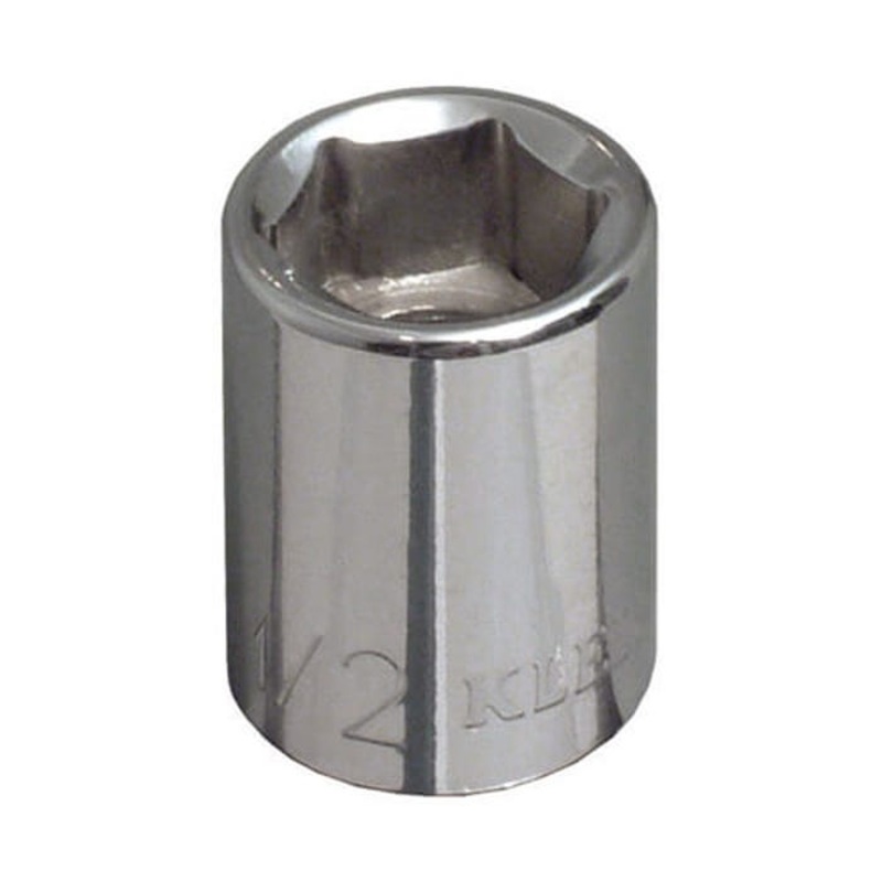 Klein 65700 Socket, Imperial, Hex Drive, 3/8 in Drive, Standard Socket, 3/8 in Socket, 7/8 in OAL