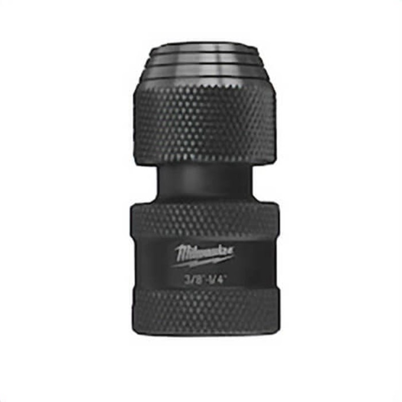 Milwaukee 48-03-4405 Shockwave Heavy Duty Socket Adapter, Hex x Square Drive, 3/8 in Male Drive, 1/4 in Female Drive