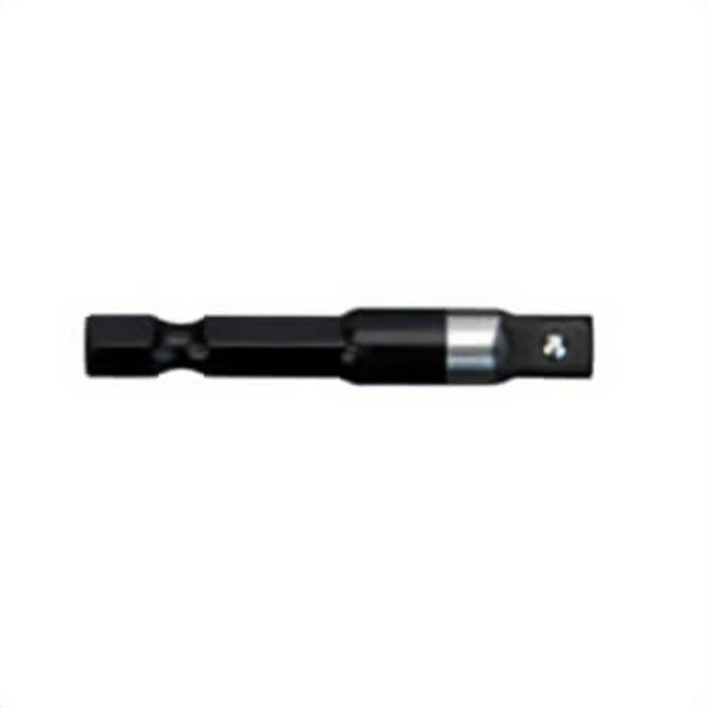 Milwaukee Shockwave 48-32-5030 Heavy Duty Impact Duty Socket Adapter, Black Oxide, Hex x Square Drive, 1/4 in Male Drive, 1/4 in Female Drive