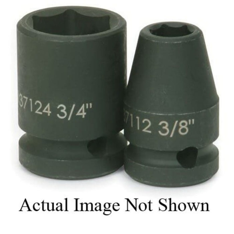 Williams 37116 Supertorque Standard Socket, Impact Rated, Imperial, 1/2 in Drive, Shallow Length Socket, 1/2 in Socket