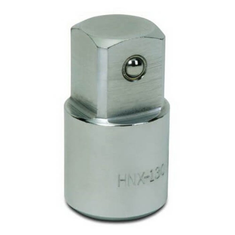 Williams Drive Adapter, Imperial, 1 in Male Drive, 3/4 in Female Drive, 3 in OAL, Female x Male Adapter, Chrome Plated