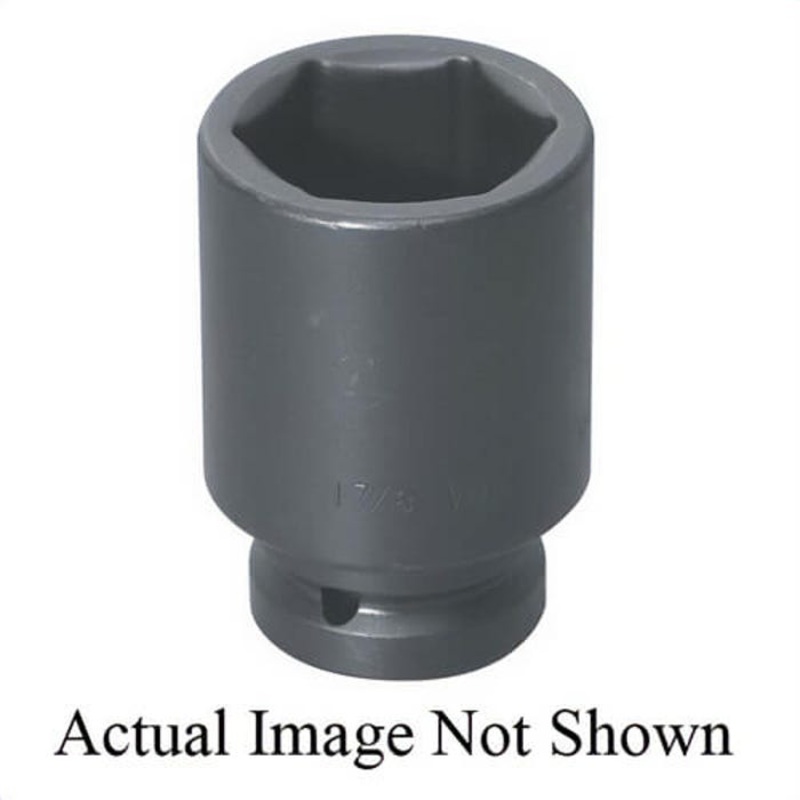 Williams JHW17-670 Supertorque Socket, Impact Rated, Imperial, Square Drive, 1 in Drive, Deep Socket, 2-3/16 in Socket