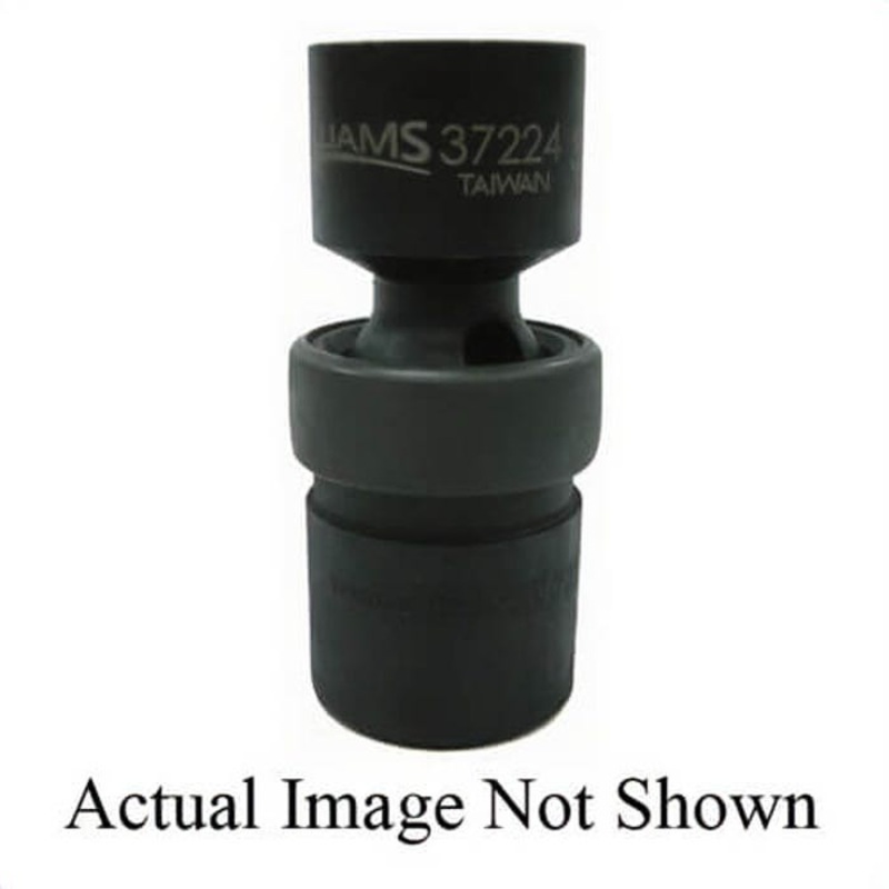 Williams JHW37222 Supertorque Socket, Impact Rated, Imperial, Square Drive, 1/2 in Drive, Universal Socket, 11/16 in Socket