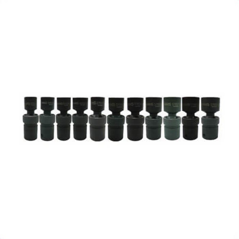 Williams JHW37916 Impact Socket Set, Supertorque, Metric, 11 pc, 6 Points, Included Socket Size: 13 mm, 1/2 in Drive