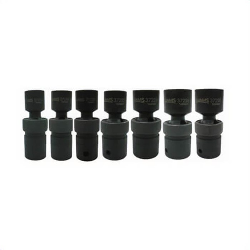 Williams JHW37918 Impact Socket Set, Supertorque, Imperial, 7 pc, 6 Points, Included Socket Size: 1/2 in, 1/2 in Drive