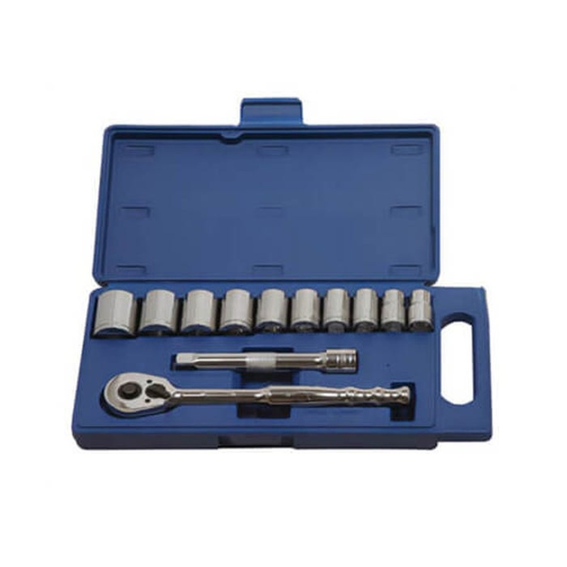 Williams JHW50667 Socket and Drive Tool Set, Supertorque, Imperial, 1/2 in Drive, Pear Head Shape, 12 Points, 12 pc
