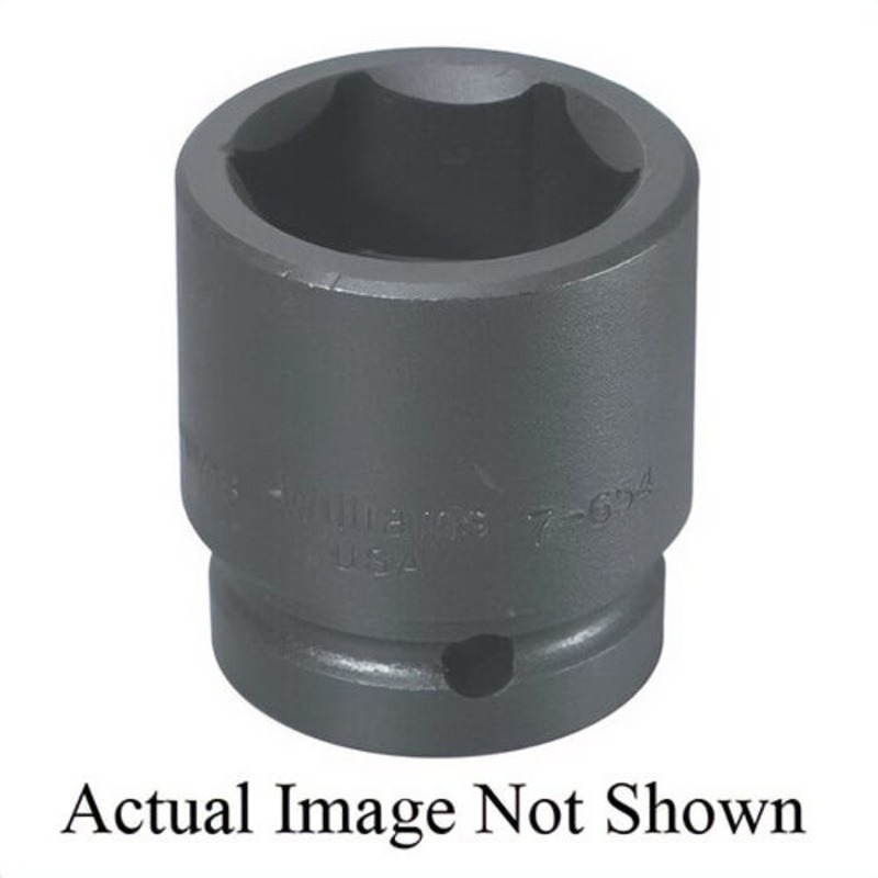 Williams JHW7-6118 Supertorque Standard Socket, Impact Rated, Imperial, Square Drive, 1 in Drive, Shallow Length Socket