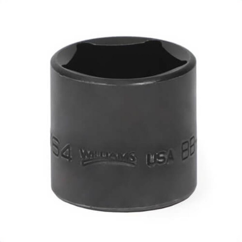 Williams JHWBB-526 Socket, Imperial, 3/8 in Drive, 51/64 in Socket, 1-1/16 in OAL, 7/16 in Opening Depth, 1-1/8 in Drive End W