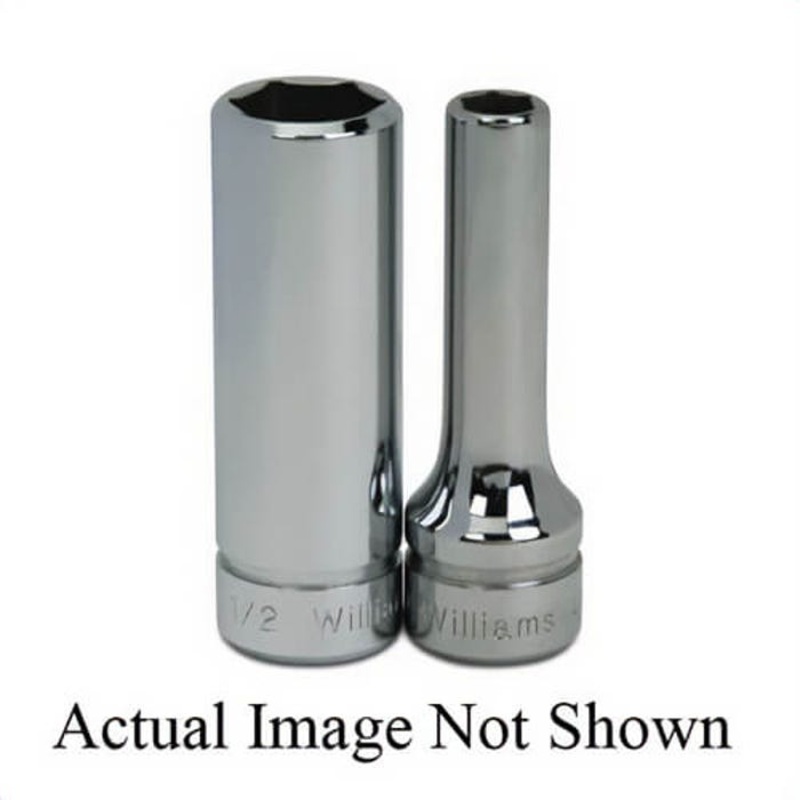 Williams JHWBD-818 Socket, Supertorque, Imperial, 3/8 in Drive, Shallow Length Socket, 9/16 in Socket, 1-1/8 in OAL