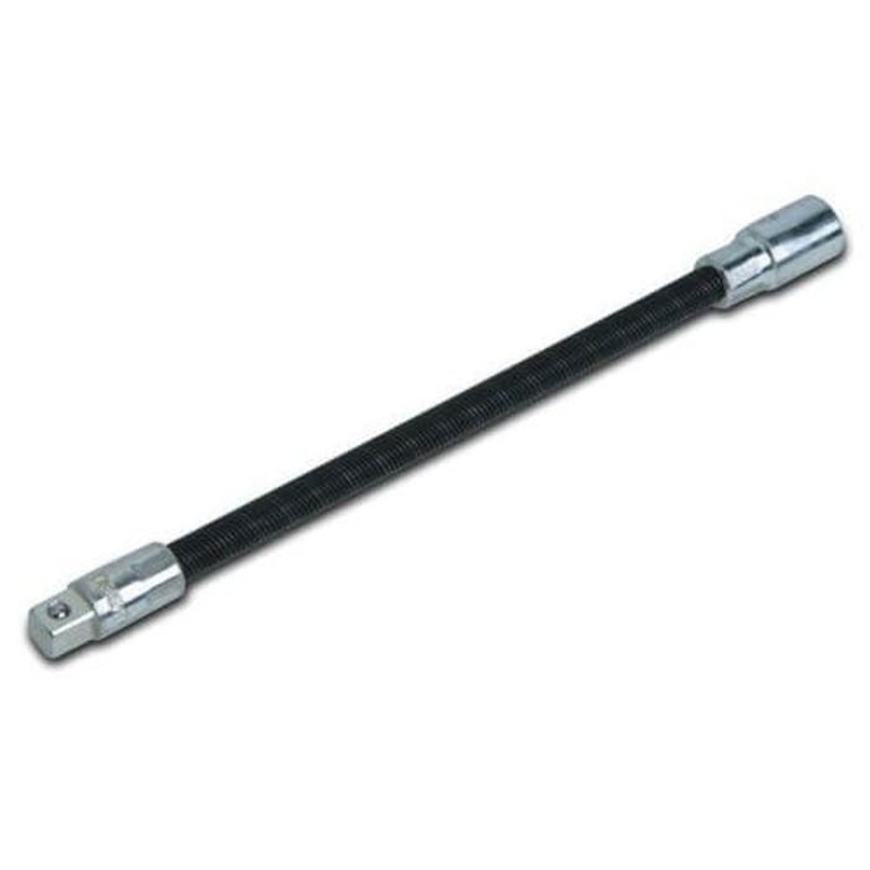 Williams Socket Extension, Flexible, Supertorque, Imperial, 1/4 in Drive, 6 in OAL, Ball/Spring Locking, Polished Chrome