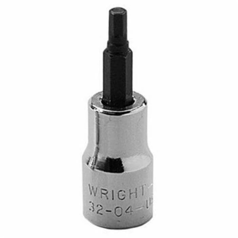 Wright 32-05MM Shape III Socket Driver Bit, 3/8 in Square Drive, 5 mm, 31.75 mm L Bit, ASME B107.110