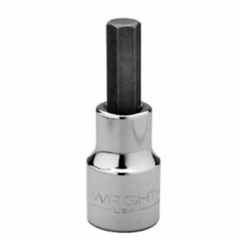 Wright 42-17MM Shape II Socket Driver Bit, 1/2 in Square Drive, 17 mm, 38.1 mm L Bit, ASME B107.110