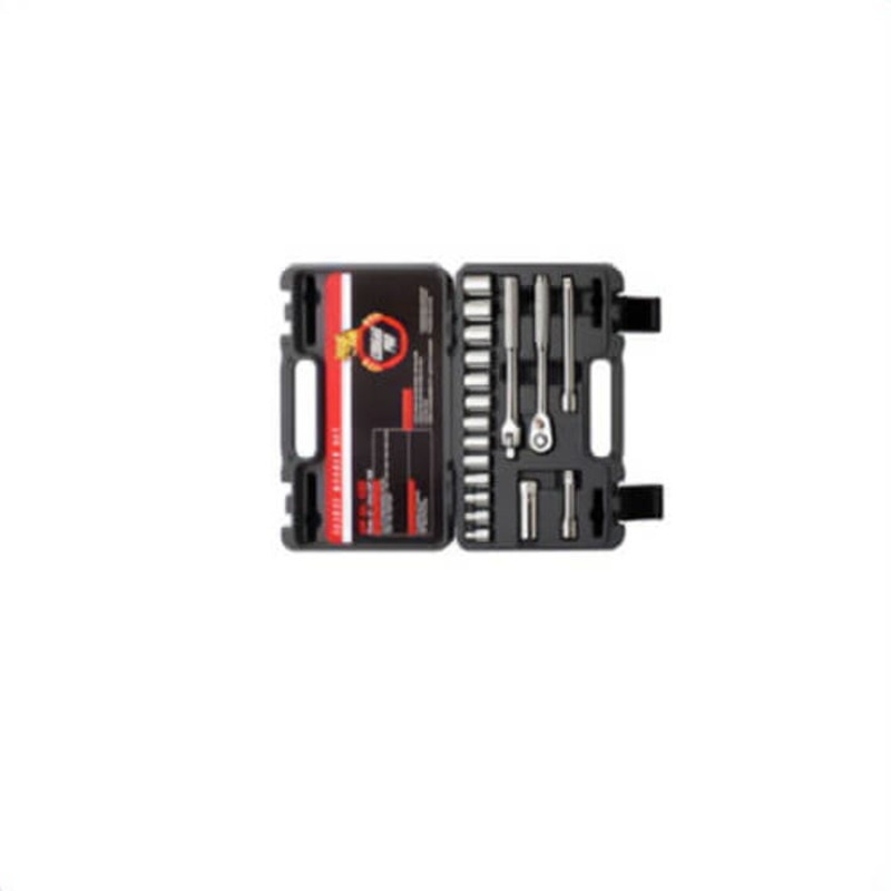 Wright Cougar Pro A36 Standard Socket Set, ASME B107.1, ASME B107.10, 6 Points, 3/8 in Drive, 18 pc, Circular
