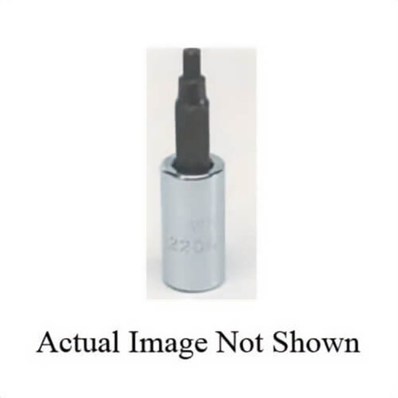 Wright EYE-D 2208 Socket Driver Bit, 1/4 in Drive, 5/32 in, 1-11/32 in L Bit