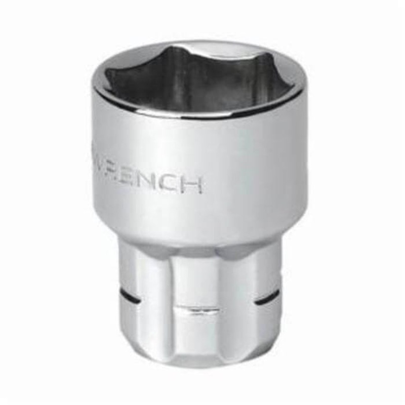 GearWrench 132240GR Vortex Socket, Standard Length, Imperial, 3/8 in Drive, 3/4 in Socket, 1.3 in OAL, 6 Points