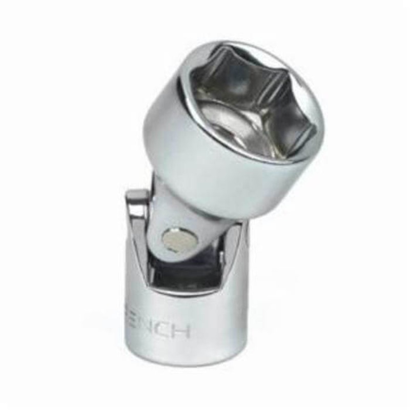 GearWrench 80346 Flex Socket, Standard Length, Imperial, 3/8 in Drive, 9/16 in Socket, 1.89 in OAL, 0.32 in Opening Depth