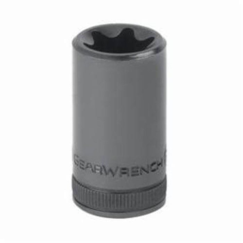 GearWrench 80460 Socket, Standard Length, Imperial, External Torx Drive, 3/8 in Drive, External Torx Socket, E10 Socket