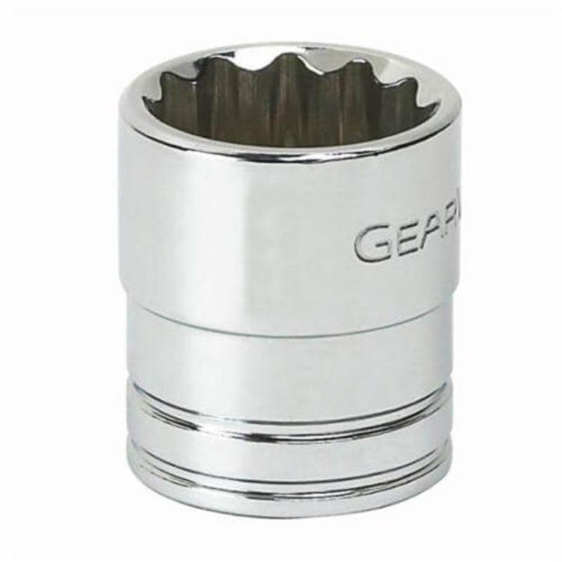 GearWrench 80506D Socket, Standard Length, Imperial, Square Drive, 3/8 in Drive, 7/8 in Socket, 0.591 in Opening Depth