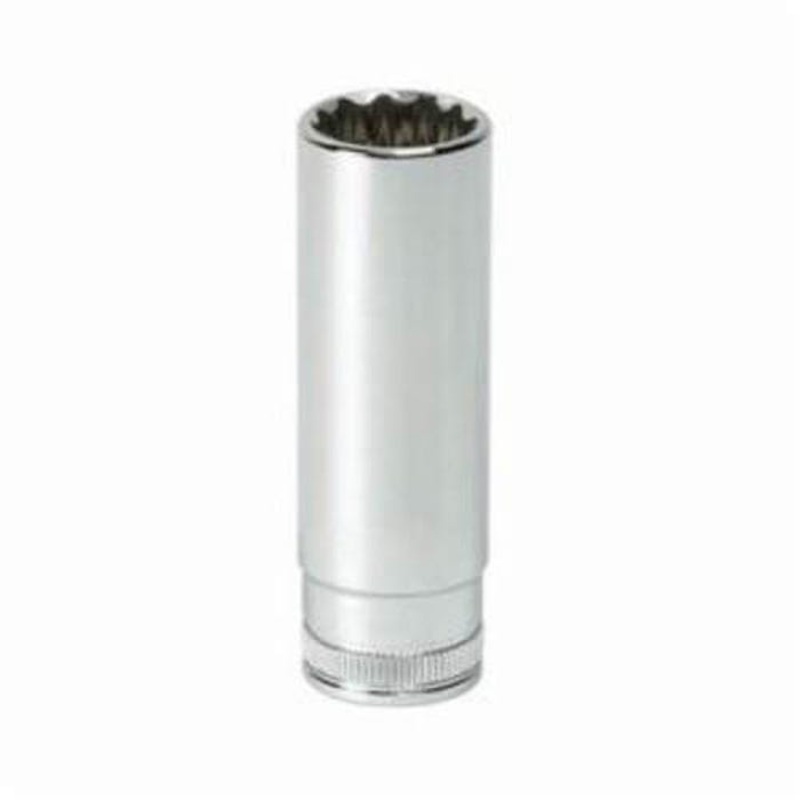 GearWrench 80520D Socket, Deep Length, Metric, 3/8 in Drive, 6 mm Socket, 0.157 in Opening Depth, 0.661 in Drive End Width