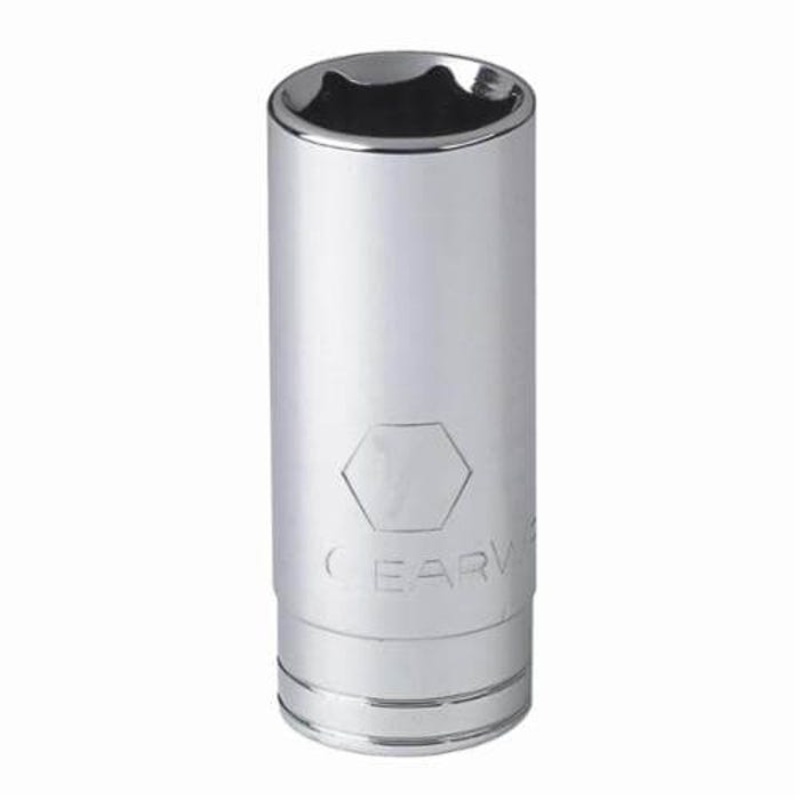 GearWrench 80675 Socket, Deep Length, Imperial, Square Drive, 1/2 in Drive, 1-1/16 in Socket, 0.457 in Opening Depth