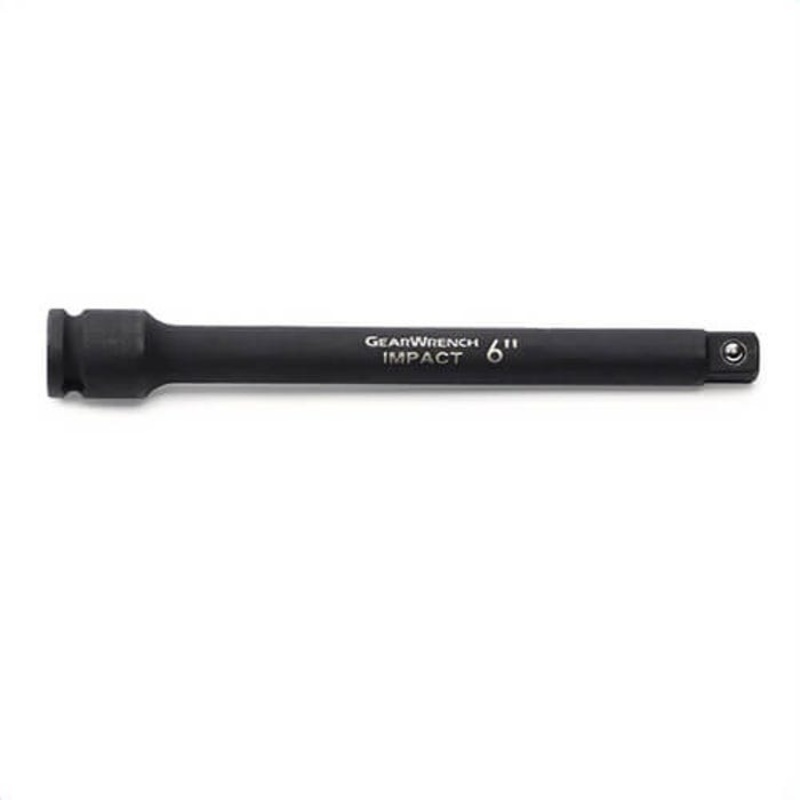 GearWrench 84174 Socket Extension, Standard, Impact Rated, Imperial, Tang Drive, 1/4 in Drive, 6 in OAL, Pin Hole Locking