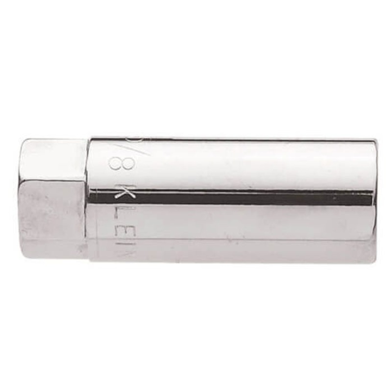 Klein 65823 Spark Plug Socket, Imperial, 1/2 in Drive, Standard Socket, 1/2 in Socket, 2-1/2 in OAL