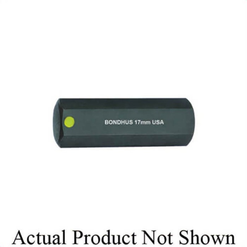 Bondhus 33295 ProHold Driver Socket Bit, 27 mm, 2-1/2 in L Bit