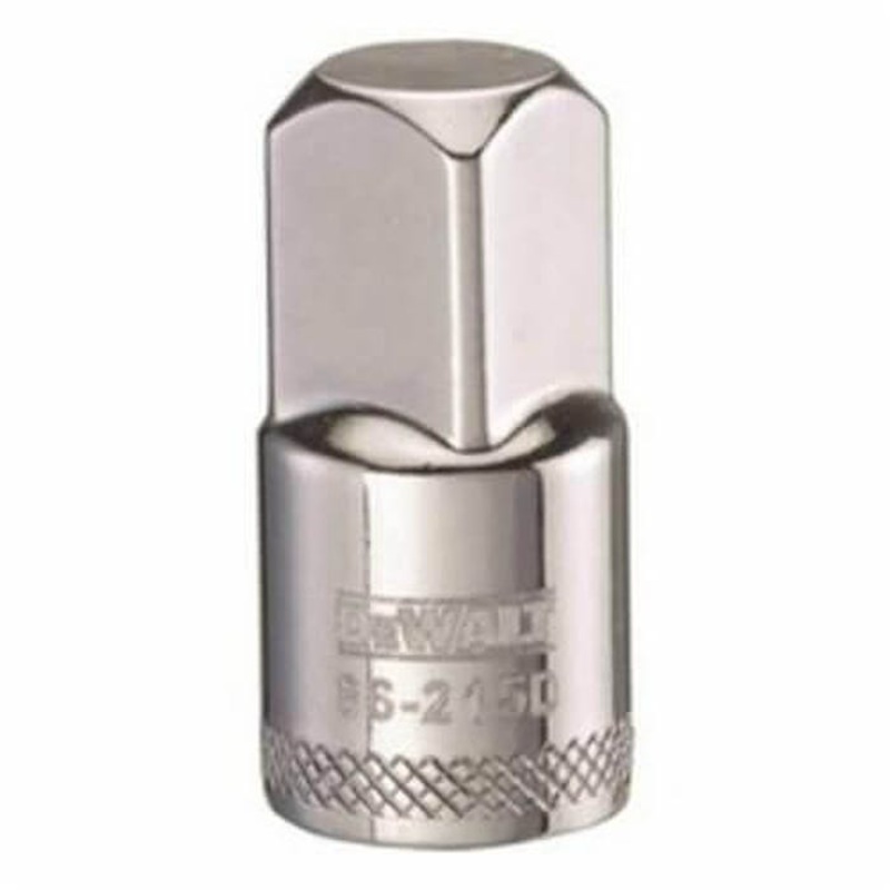 DeWALT DWMT75310OSP Increasing Socket Adapter, 1/2 in Male x 3/8 in Female Drive, 1-13/32 in OAL