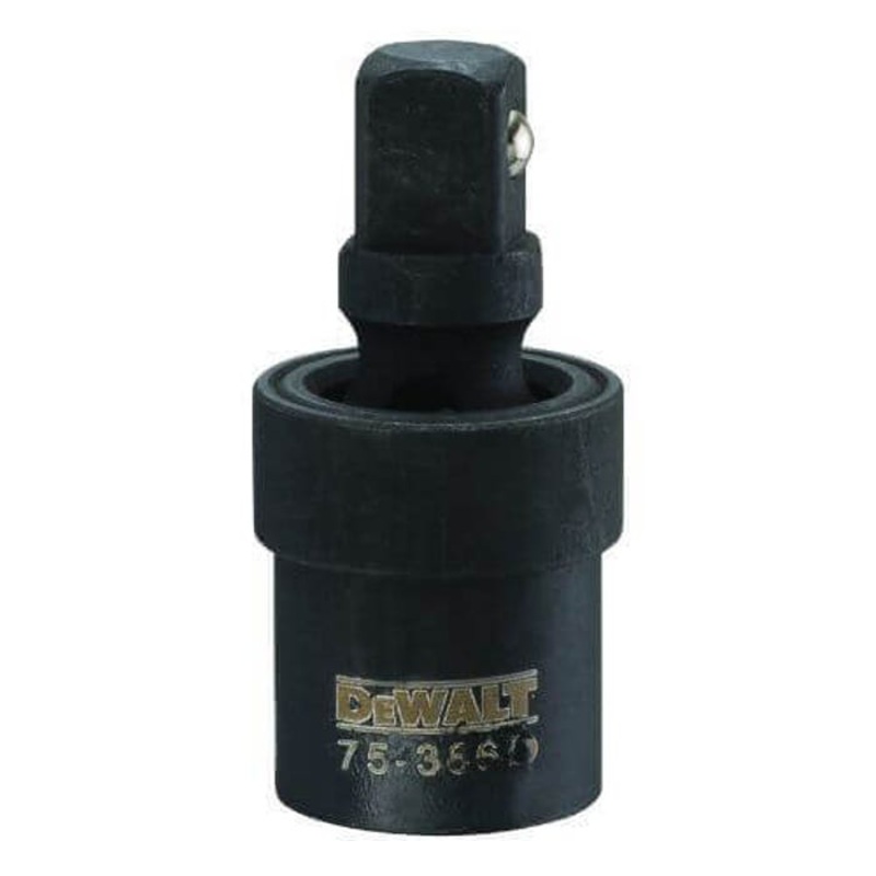 DeWALT DWMT75366OSP Universal Joint, 1/2 in Male x 1/2 in Female Drive, 2-7/16 in OAL