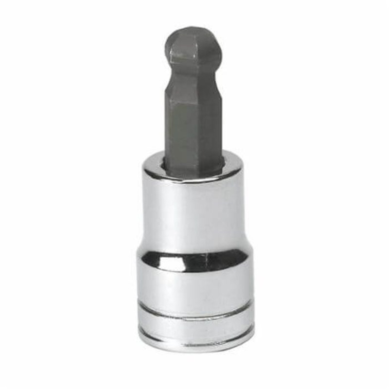 GearWrench 82501 Socket Driver Bit, Standard Length, Metric, Hex Drive, 3/8 in Drive, Ball Hex Bit, 5 mm Bit, 0.984 in Bit Length