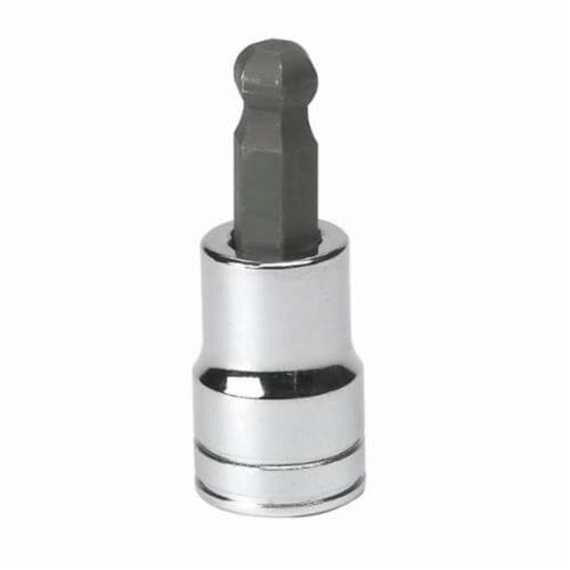 GearWrench 82504 Socket Driver Bit, Standard Length, Metric, Hex Drive, 3/8 in Drive, Ball Hex Bit, 8 mm Bit, 1.181 in Bit Length