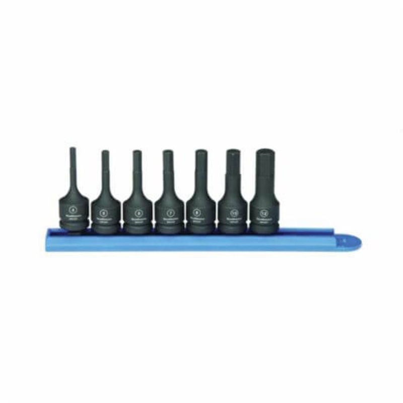 GearWrench 84912 Get It Done Socket Set, Impact Rated, Metric, 7 pc, 3/8 in Drive, Specifications Met: ASME B107.33M